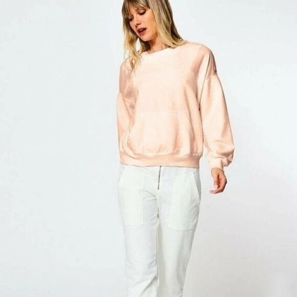 NWT Young Fabulous & Broke Drew Guava Pullover Sweatshirt Size Medium - Picture 4 of 11